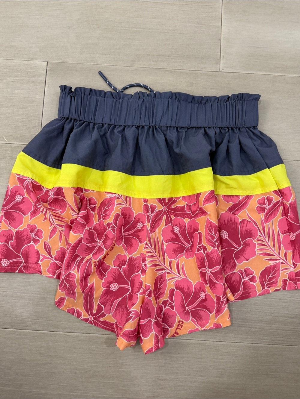 Anthropologie Celadine Floral Pull-On Shorts Pink Blue Yellow Small - Picture 4 of 4